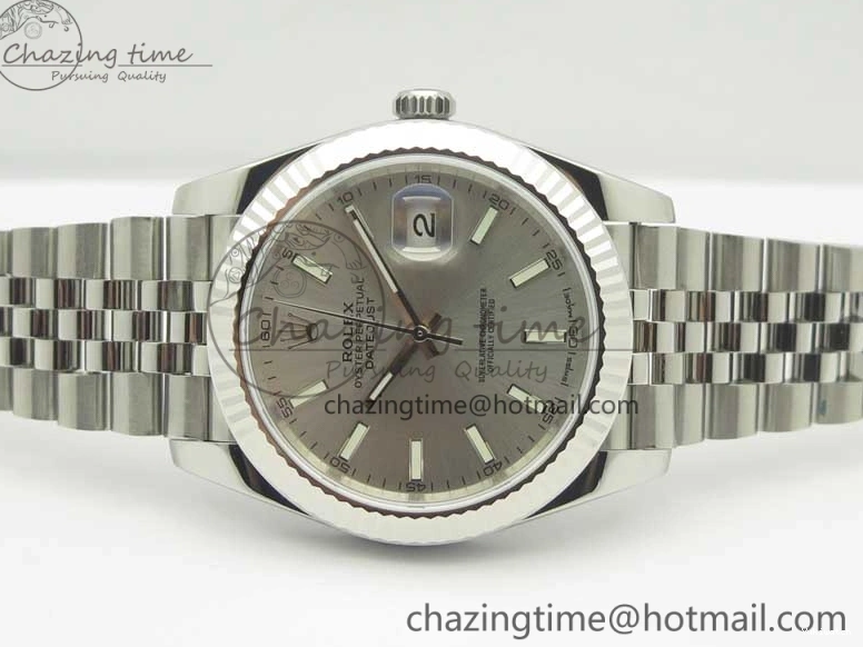 Silver 126334 41 A3235 1:1 Markers DateJust REF Bracelet Clone Dial SS Jubilee Edition on Stick Best V2 0421